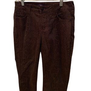 NYDJ‎ snakeskin skinny jeans